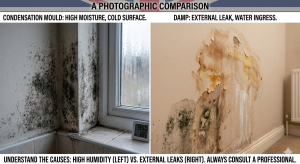 Condensation Mould vs Damp