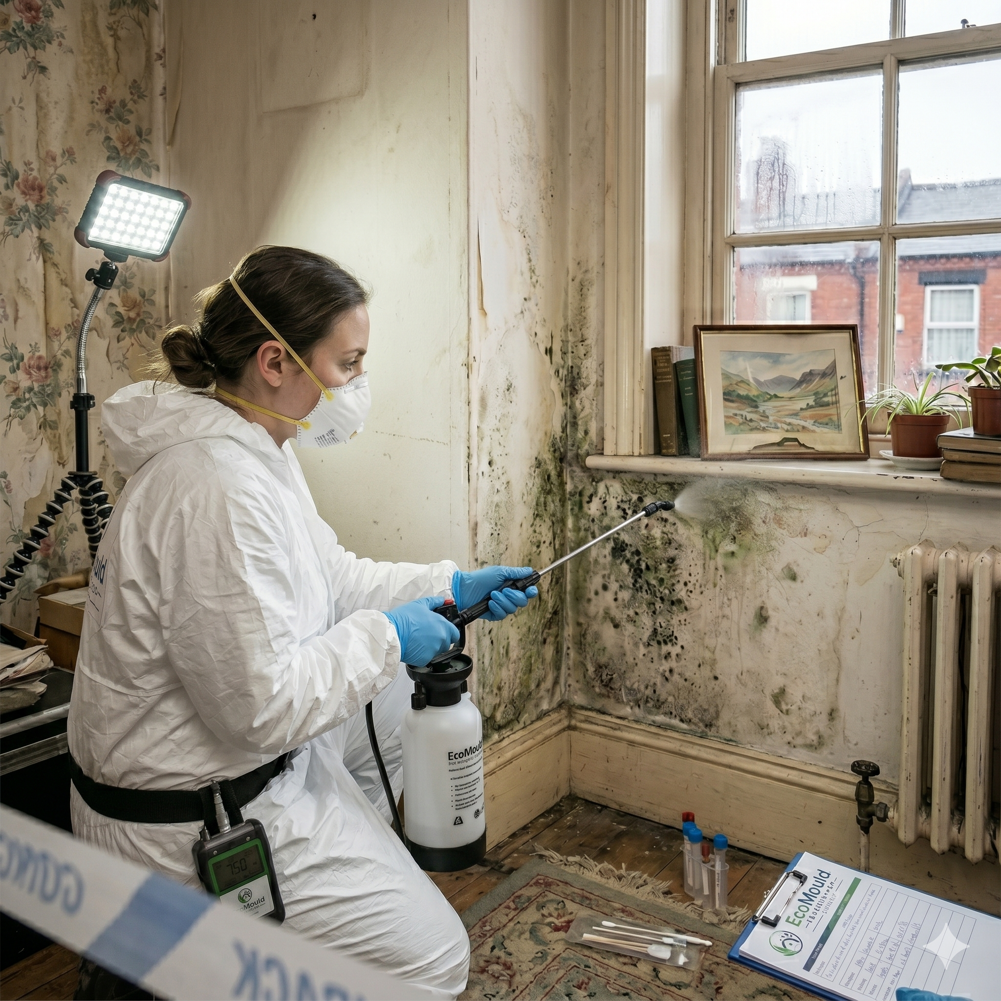 mildew cleaning, treatment, and removal services in London